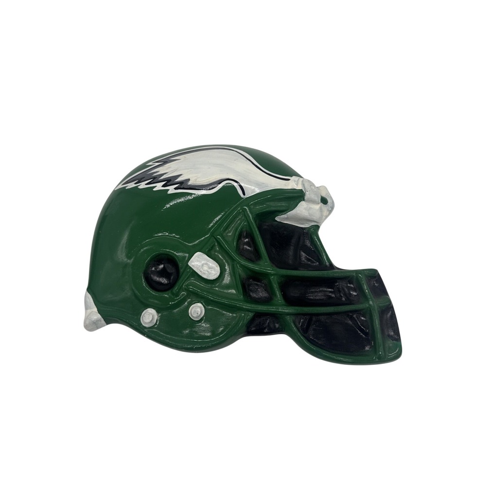 Philadelphia Eagles Ceramic Football Helmet Wall Hanging Fan Cave Sports Decor